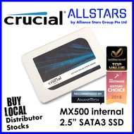 Crucial 2TB MX500 int 2.5 SATA3 SSD (2TB : CT2000MX500SSD1) (Local Warranty 5Years with Convergent)