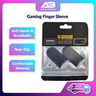 Alpha Borong Game Finger Sleeves 1 Pair 2Pcs Mobile Game Breathable Non-Slip Touch Screen Case Sarung Jari Tangan PUBG