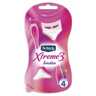 Schick Women Xtreme 3 Sensitive Disposable Razor 4 pack