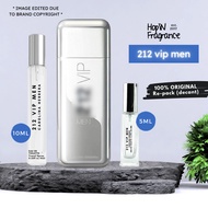 [ Decant ] 212VIP Men EDT 5ml/10ml Original Perfume Repack