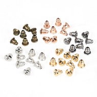 5*6mm 200pcs Earring Studs Backs Stopper Scrolls Ear Findings DIY Blocked caps Earring Backs Stopper