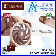 NOCTUA NF-A12x25 5V PWM, Premium Quiet Fan with USB Power Adaptor, 4-Pin, 5V Version (120mm, Brown) 