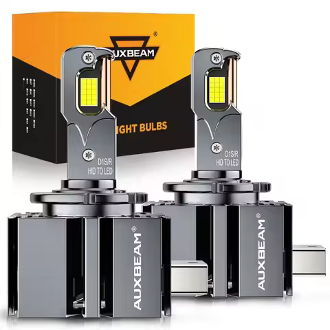 AUXBEAM 70W 22000LM LED Headlight Bulbs D1 D1S D1R/D2 D2S D2R/D3 D3S D3R/D4 D4S D4R 6500K Integrated
