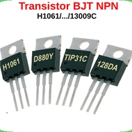 [Wholesale price] (10 pieces) Transistor BJT NPN H1061, D880Y, TIP31, TIP41... pin TO-220