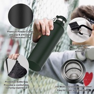 FJbottle water bottle 1000ml34oz large capacity Outdoor Sports Thermos Flask keep hot and cold 316 Double layer stainless steel vacuum Thermos Flask