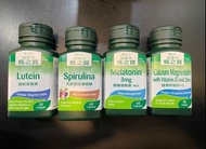 楓之寶🎉lutein葉黃素🌟spirulina螺旋藻🎈melatonin甜睡退黑素🎊calcium magnesium vitamin d鈣鎂鋅 補充濟維他命