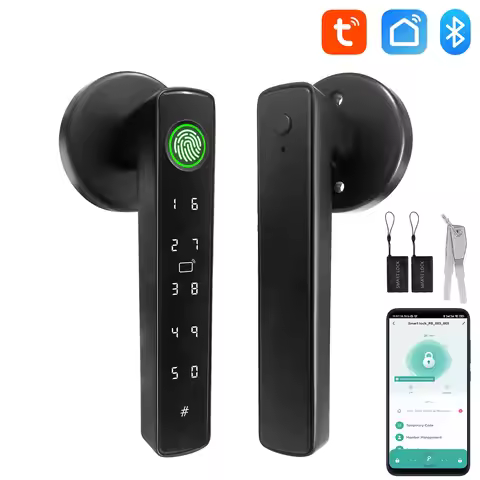Tuya Smart Bluetooth Door Lock Biometric Electronic Lock Home Kit Smart Home Automation Home Protect