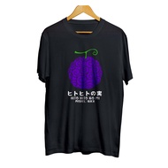 Kaos distro anime HITO HITO NO MI MODEL NIKA DEVIL FRUIT - ONE PIECE 100% cotton combed 30s