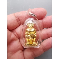 泰国佛牌 Thai Amulet 吃炭排金灵猴五眼四耳 Kruba Boon Yang 和 Kruba Boon Ma Wat Bang Pin Na Kua 2558 Roop Lor Sihuha