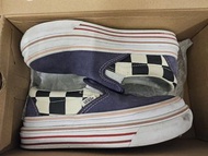 Vans 紫色格紋懶人鞋 (連盒)