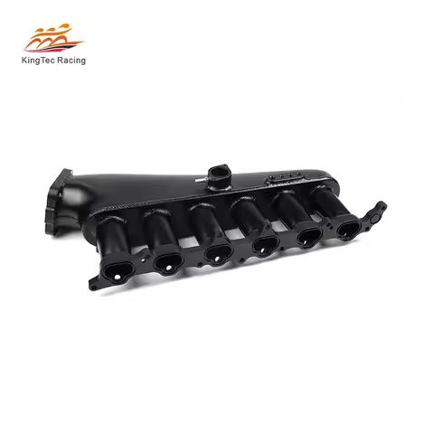 Billet aluminum 2jz ge engine 2jz cnc intake manifold turboing 2jzge inlet manifold 6 port injection