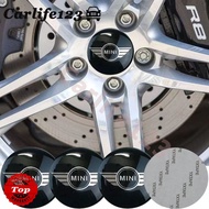 4Pcs 56mm BMW MINI Cooper R56 R60 Wheel Hub Center Cover Stickers Aluminum