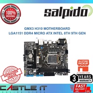 Salpido GMX3 H310 Motherboard LGA1151 DDR4 Micro ATX Intel 8th 9th Gen
