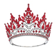 Pageant big beauty European and American brides ornaments beautiful wedding crown beauty pageant cro