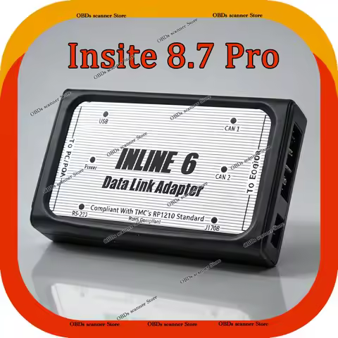 INLINE 6 V8.7 Data Link Adapter Heavy duty with 8 Cable INLINE6 Data Link Adapter full set Insite He