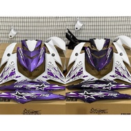 COVERSET Y15ZR V1 V2 MX KING STAR | WHITE.ROYAL PURPLE , WHITE.PURPLE II