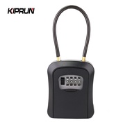 KIPRUN Security Key Lock Box, Wall Mounted Large Capacity Key Safe Box, 4 Digit Combination Key Stor