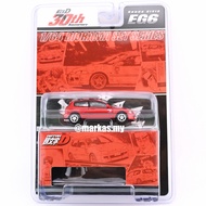(BLISTER) HOBBY JAPAN 1/64 HJDMD006 HONDA CIVIC (EG6) MYOGI NIGHT KIDS / INITIAL D SHINGO SHOJI VS T