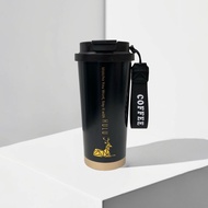 HULU Midnight Gold Tumbler 530ml Two Way Lid Tumbler