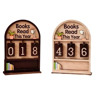[tenlzsp0bc] Books Read This Year Counter Reading Tracking Bookshelf Decor Book Lover Gift up to 999