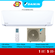 Daikin Air Conditioner (1.0HP-2.5HP) Premium FTV-A Series Air-Cond R32 FTV28AB / FTV35AB / FTV50AB / FTV60AB
