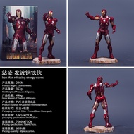 T Trendy Hot Sale ZF Furbo Iron Man Avengers Factory Straight Hair Figure Statue Ornaments Gifts Chi
