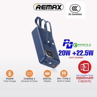 SGP REMAX 3C CCC RPP-550 Powerbank 30000mAh 22.5W Power bank Portable Fast Charging Type C PD 20W Du