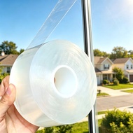 Transparent Window Windproof Sealing Tape Adhesive Tape Heavy Duty 2Inchx32.8Feet For Door Gap