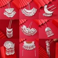 March Three Headdress Strong Ethnic Hairpin Minority Ethnic Costume Accessories Ethnic Female Miao E