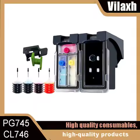 PG745 CL746 Compatible Refillable Ink Cartridge for Canon iP2870 iP2872 iP2870S MG2470 MG2570 MG2570