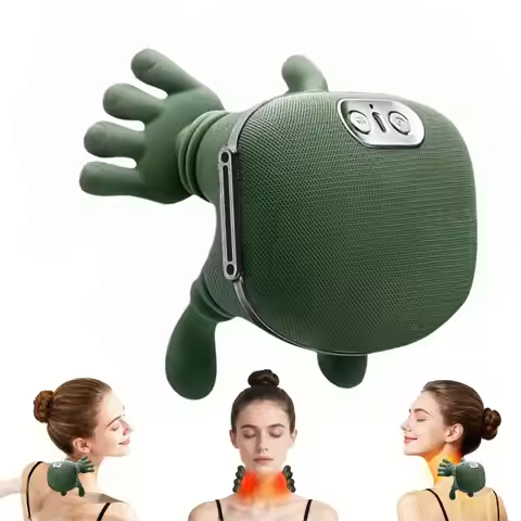 1pc Neck and Shoulder Massager, Electric Neck Massager with Finger Massager, Wireless Professional N