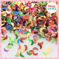 Glitter Moon AB Glitter Nail Art Beads Resin Scrapbook GLT-34