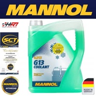 MANNOL Antifreeze G13 GREEN MN4013 (Made in GERMANY) - 5L Coolant & Antifreeze