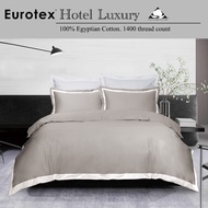 Eurotex Hotel Luxury, 1400 Thread Count, 100% Egyptian Cotton™, 1 Pillow Sham / Bolster Case, Herita