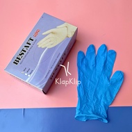 10pcs Nitrile Gloves Size L Blue Color Blue BESTAFT Gloves Multipurpose Latex Gloves - Ambidextrous Disposable Powder Free - Blue Kitchen Gloves - Food Cooking Gloves - Hygienic Material Gloves Doctor Gloves