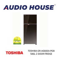 TOSHIBA GR-AG66SA-PGB 586L 2 DOOR FRIDGE  ***2 YEARS WARRANTY BY AGENT***