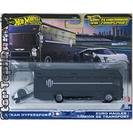 Hot Wheels Premium Team Transport Euro Hauler [HW Car Culture №85 Lykan Hypersport]