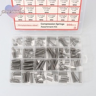 PICESTADIO 300PCS/box Compression Spring Assortment Kit, Tension Spring 304 Stainless Steel Small Sp