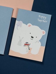 懷特熊系列療癒筆記本-在一起做什麼都好