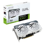 ASUS Dual GeForce RTX™ 4060 Ti White Edition 8GB GDDR6 (PCIe 4.0, 8GB GDDR6, DLSS 3, HDMI 2.1, Displ