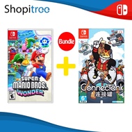 Nintendo Switch Super Mario Bros. Wonder + Nintendo Switch Connectank