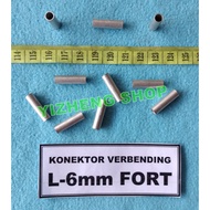 CONNECTOR VERBENDING L-6mm2 / CONNECTOR CABLE 6mm2 FORT