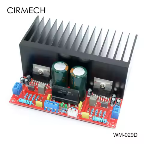 CIRMECH dual AC12-32V 2.0 channel TDA7293 100+100W HIFI Stereo Audio Amplifier Board