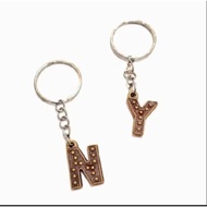 GANTUNGAN AZ alphabet initial letter keychain