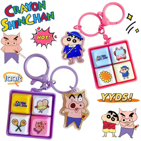 Crayon Shin-chan Nohara Shinnosuke Himawari Animation Peripheral Creative Keychain Secondary Cartoon