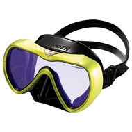 GULL Gull Vader UV420 Black Silicon Mask AR Amber--MIR Neon Shimmer