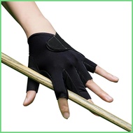 Billiard Gloves for Women Pool Cue Gloves Anti-Slip Pool Gloves for Women Left Hand Mitt Elastic Poo