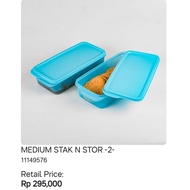 [1 PCS] RETAIL SALE MEDIUM STAK N STOR CONTAINER/ FOR FRIDGE