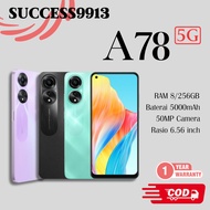 【HP BARU】【BISA COD】OPPO A78 5G RAM 8/256GB 50MP Camera / OPPO A77 5G RAM 8/256GB 5000 mAh Garansi 1 Tahun