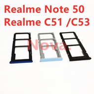 SIM Card Tray for Realme Note 50 C51 C53 Cellphone Replacement Part